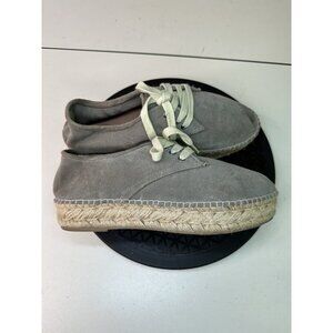 Steven by Steve Madden Tobias Espadrille Sneakers Gray Size 9B